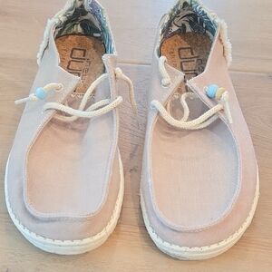 Hey Dude Kids Moccasins in Light Pink